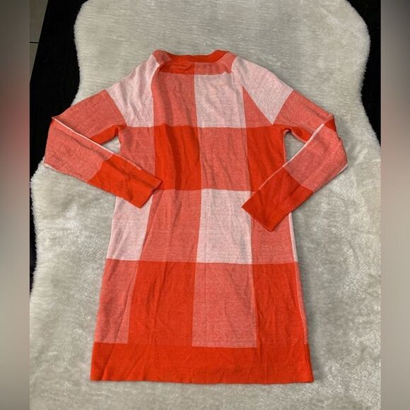 New Woolrich Buffalo Cardi Button Up Plaid Linen Cotton Long Sleeve Size Medium‎ - Picture 6 of 9